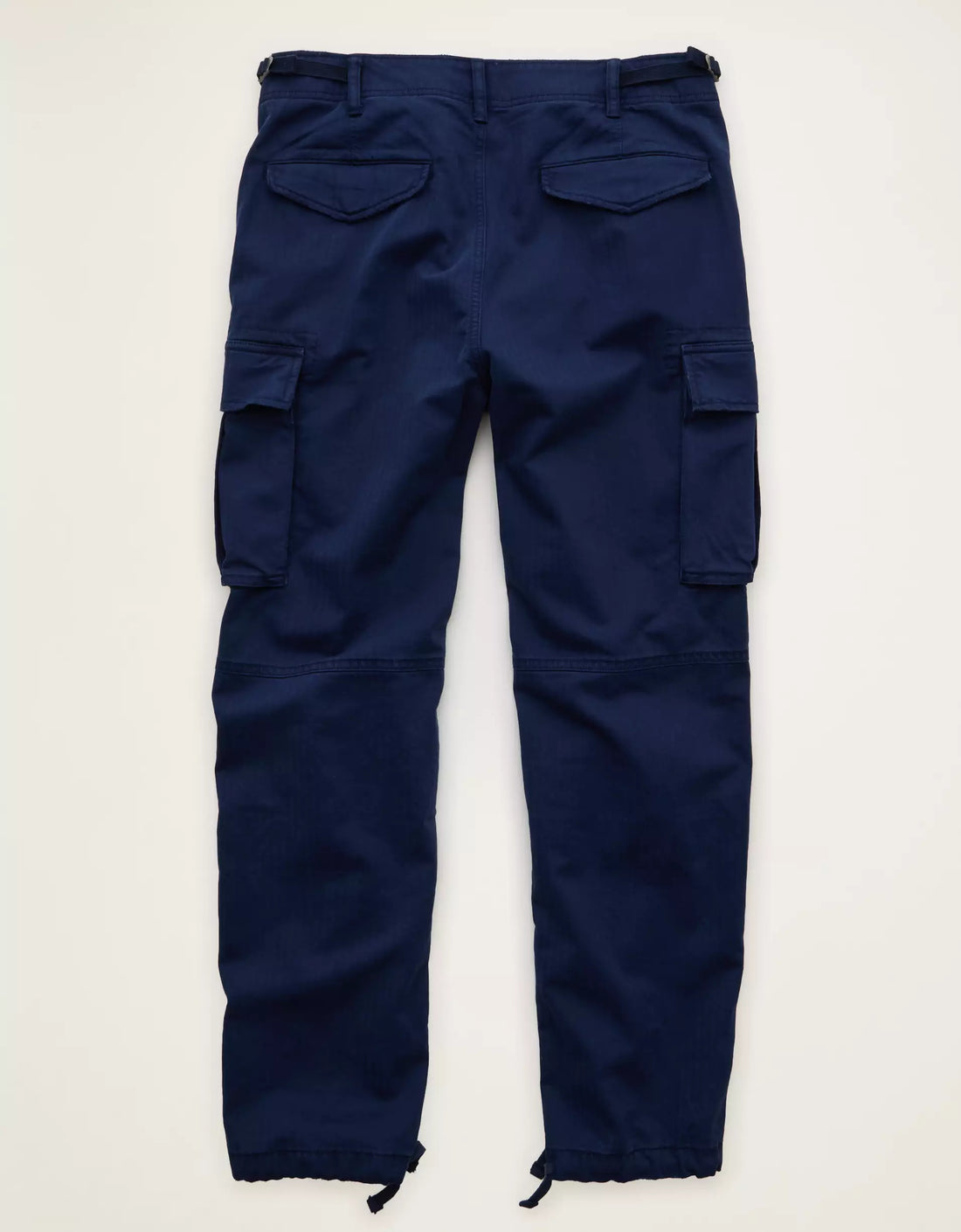 Men's Stretch Herringbone Adjustable Hem Loose Cargo Pants
