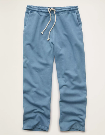 Men's Heavyweight Fleece Open‑Hem Straight Loose Sweatpants